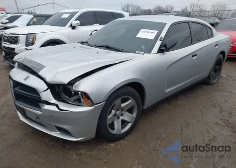 2013 Dodge Charger Police z USA, uszkodzony, nr VIN 2C3CDXAT7DH549865